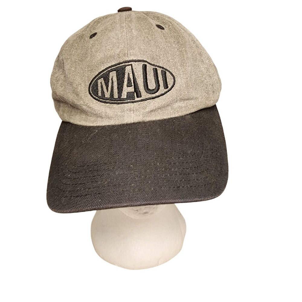 #7560 Dupont Gray Snap Back Cap Hawaiian Headwear
